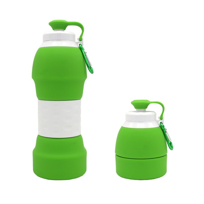 Foldable Silicone Water Bottle (600ml)