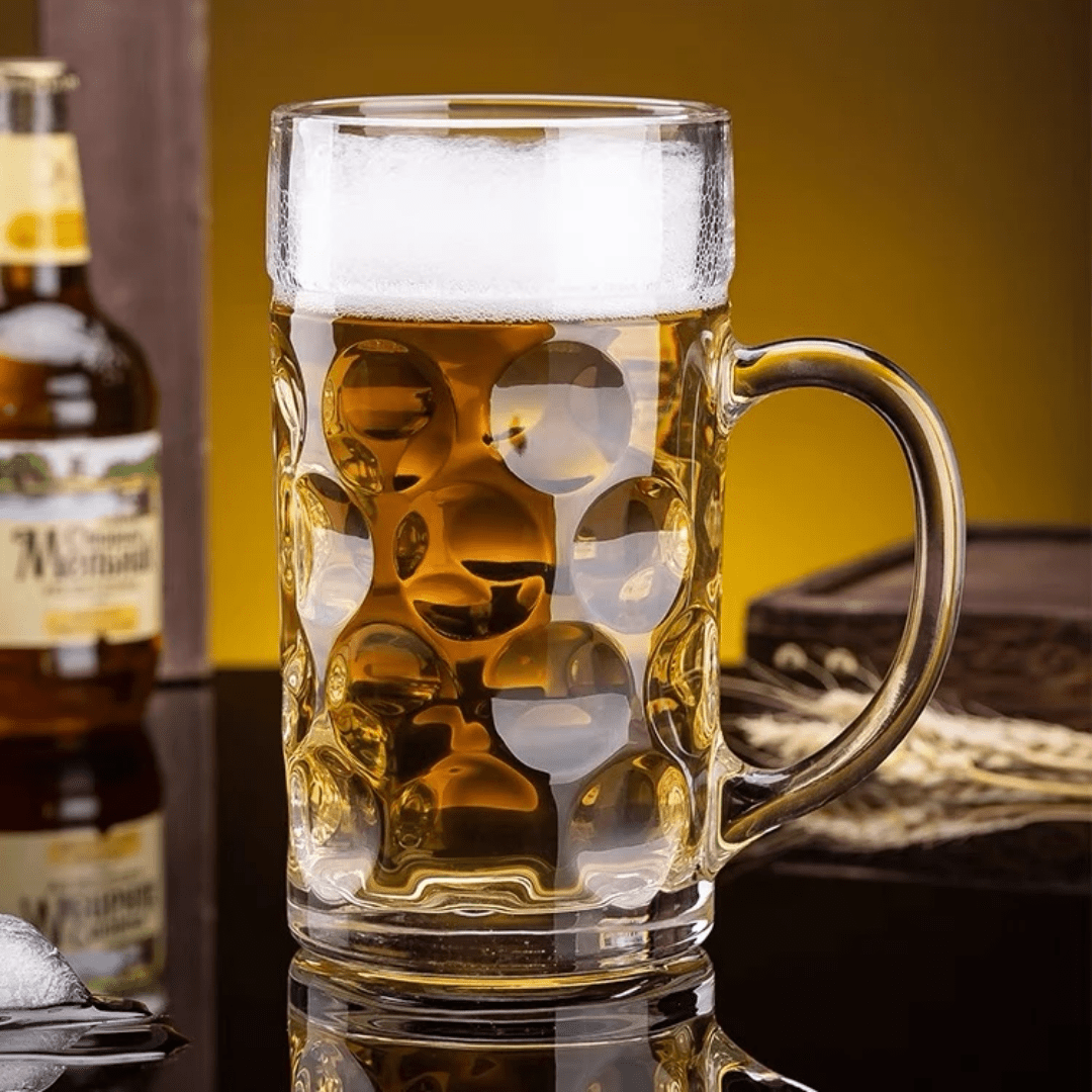 Jumbo Beer Mug 44oz freezer safe glass stein