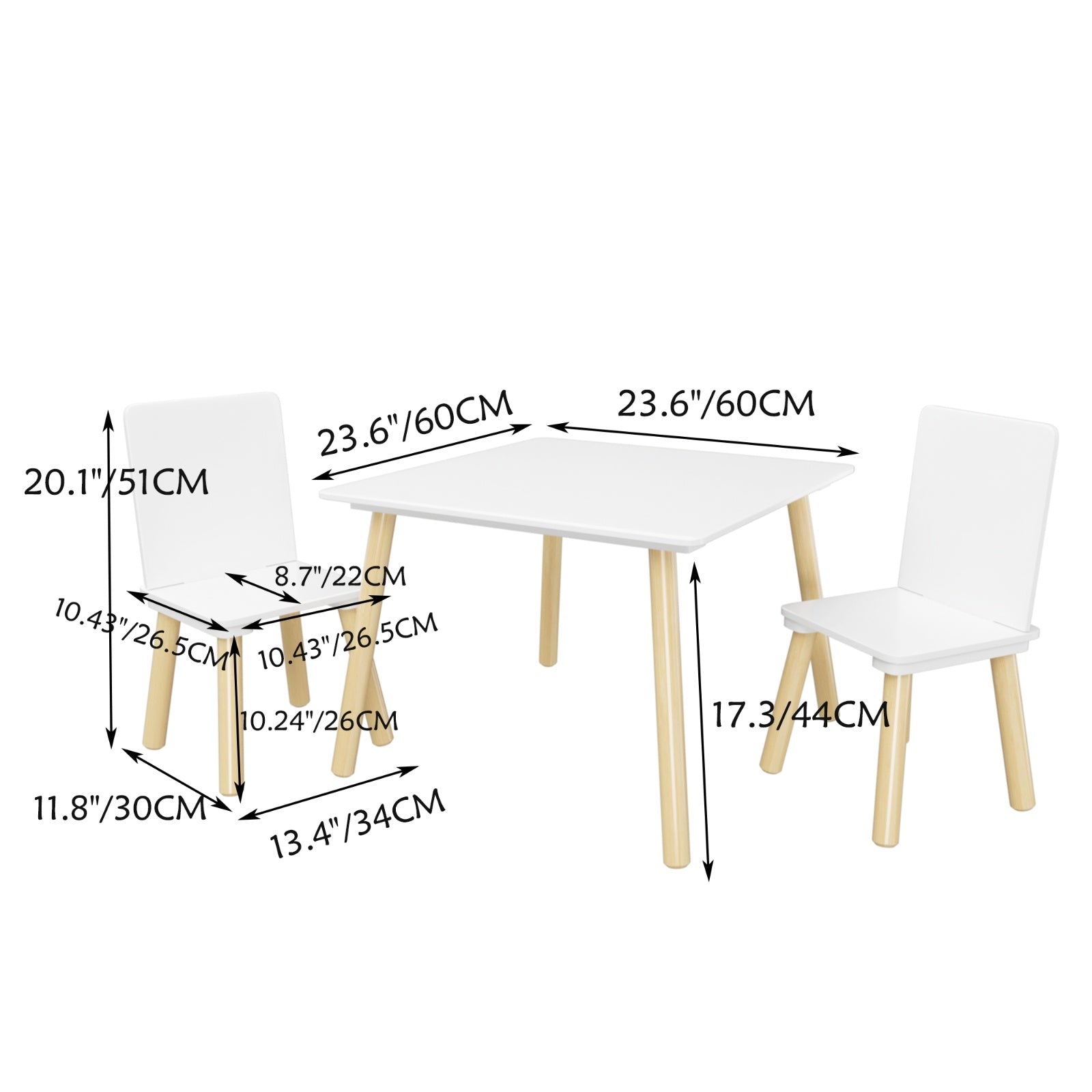 kids table and chairs