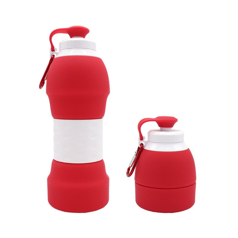 Foldable Silicone Water Bottle (600ml)