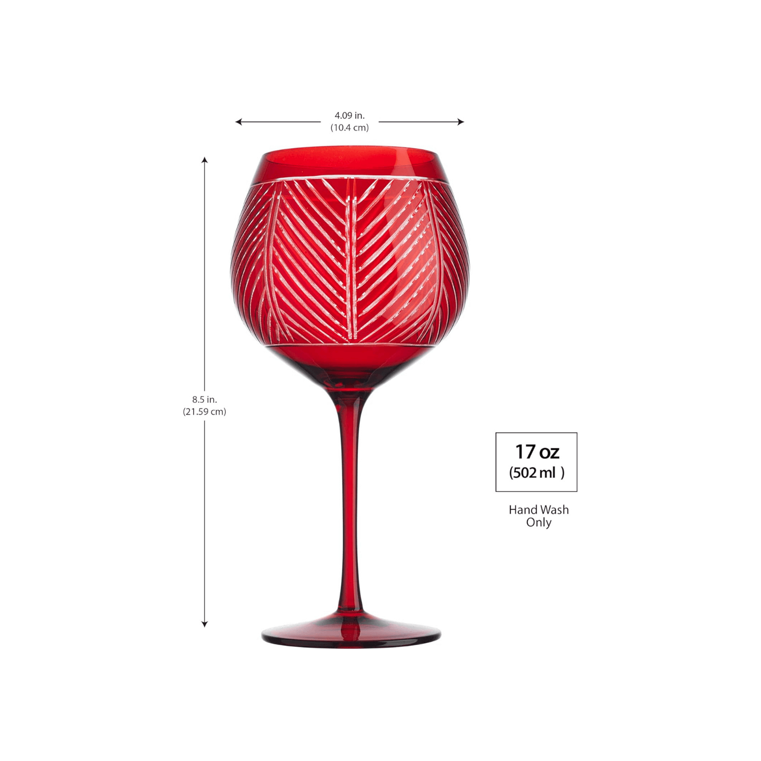 Goblet Red Wine Glass set of 4 - TableFab