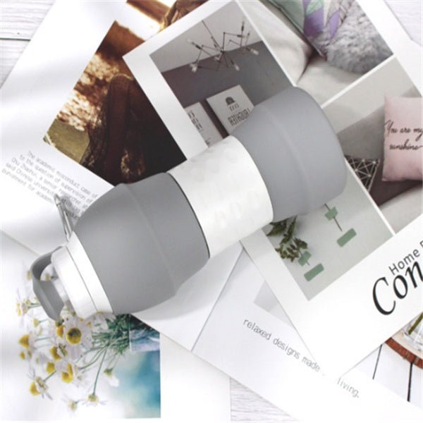 Foldable Silicone Water Bottle (600ml)
