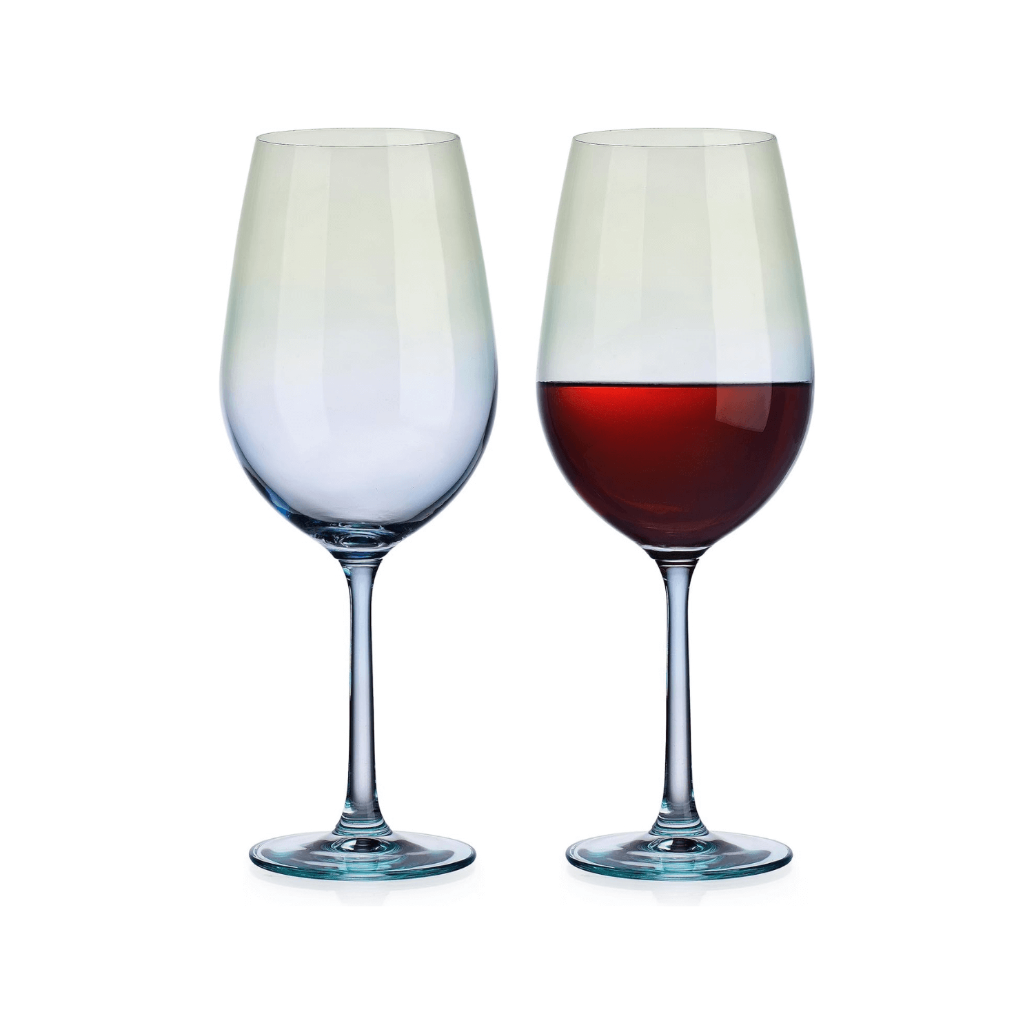 Ombre Blue Wine Glasses Set of 4, 26oz - TableFab