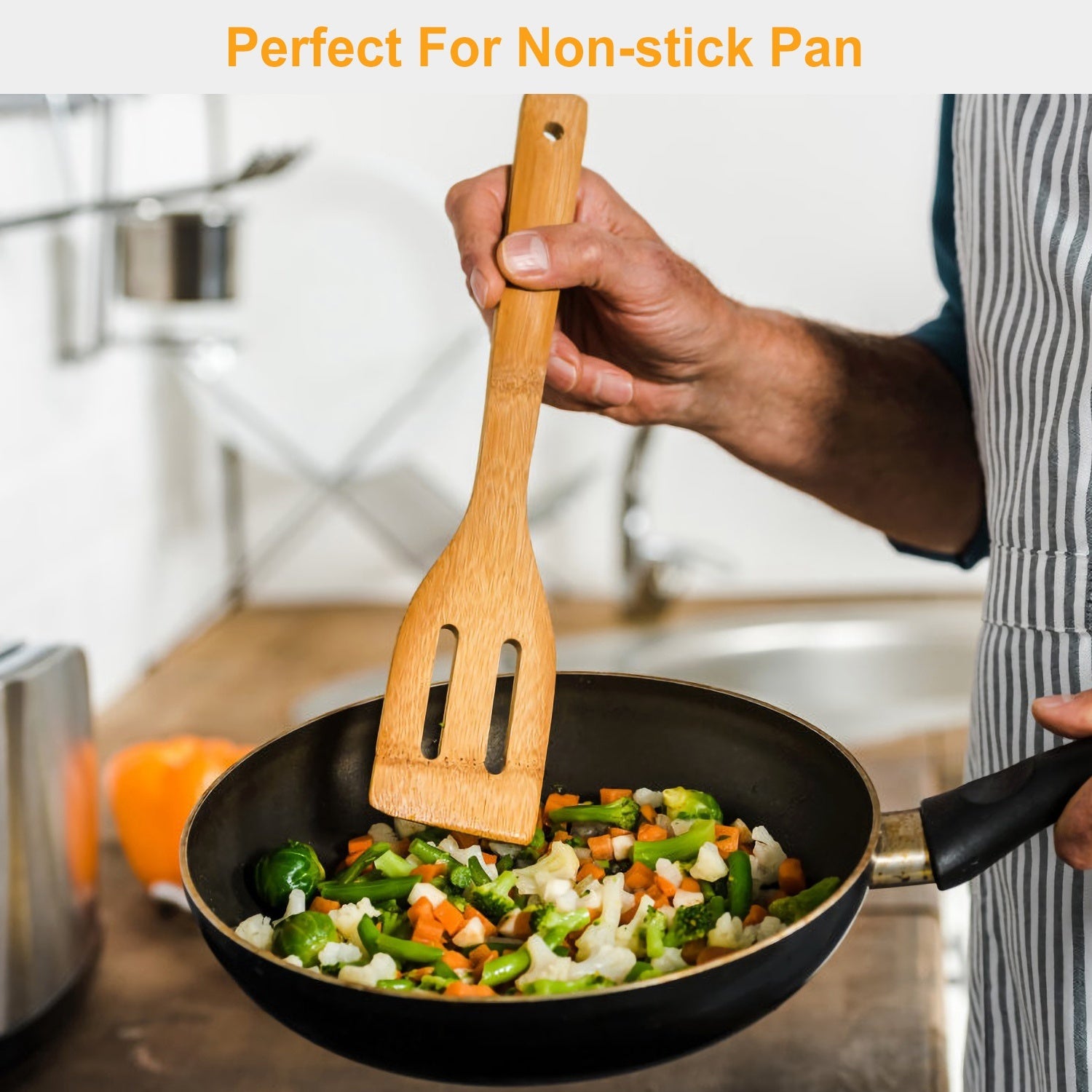 6pc Bamboo Cooking Utensil Set