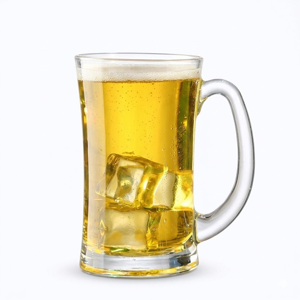 Clear Glass Beer Mug