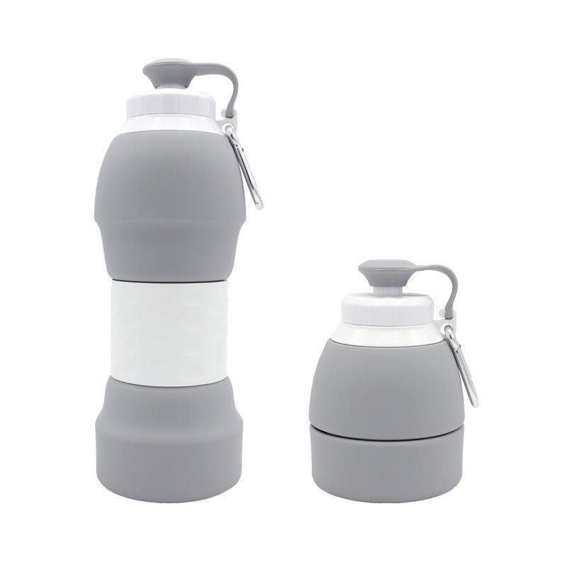 Foldable Silicone Water Bottle (600ml)