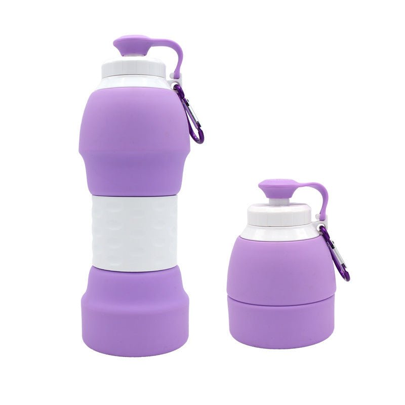 Foldable Silicone Water Bottle (600ml)