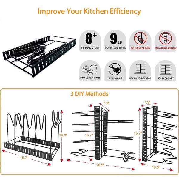 Kitchen Cabinets, Kitchenware Organizers,