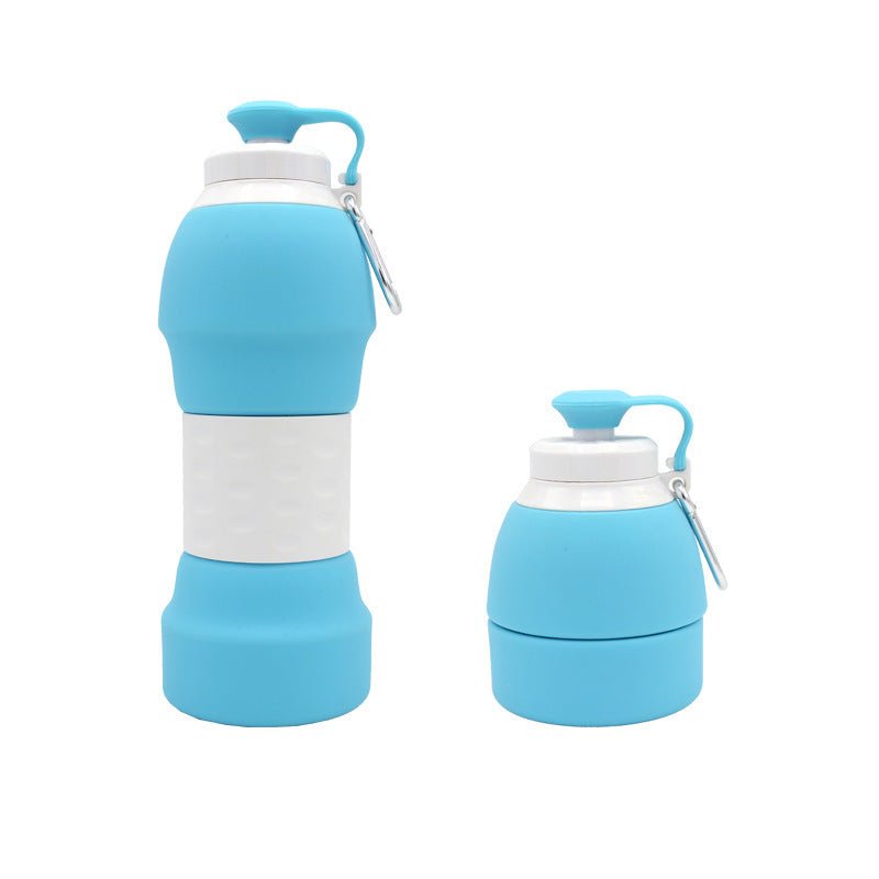 Foldable Silicone Water Bottle (600ml)