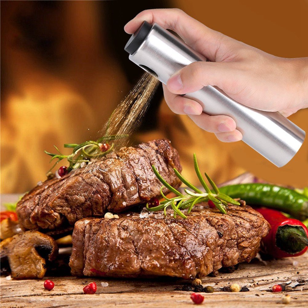 Stainless Steel Olive Oil Spraying Bottle Dispenser
