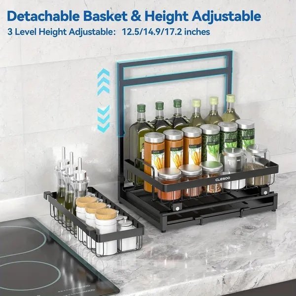 Organizer 2 Tier Slide Out Under Sink Shelf