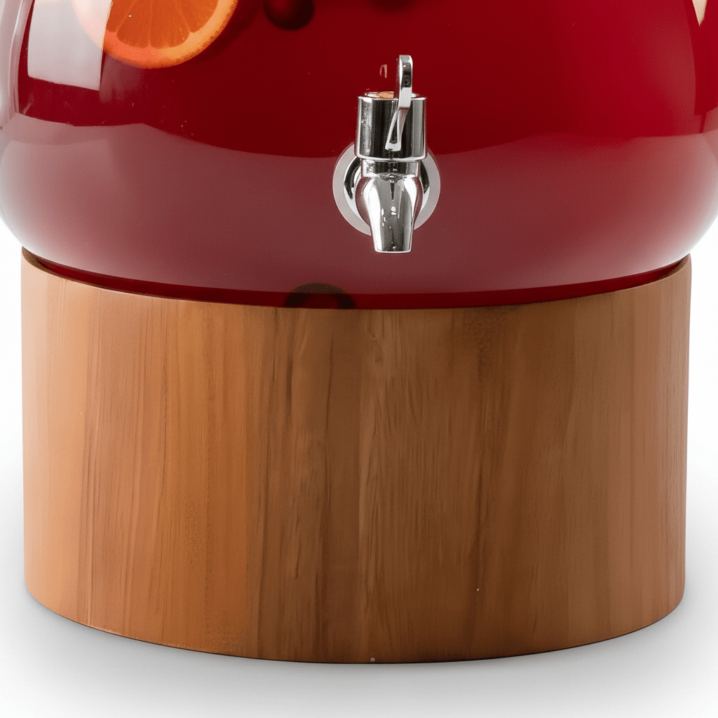 Teardrop Glass Drink Dispenser