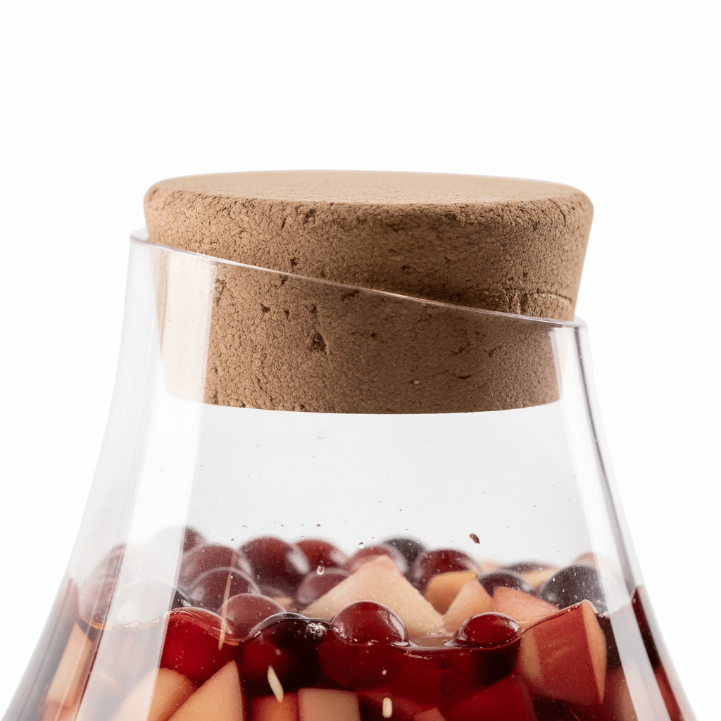 Teardrop Glass Drink Dispenser