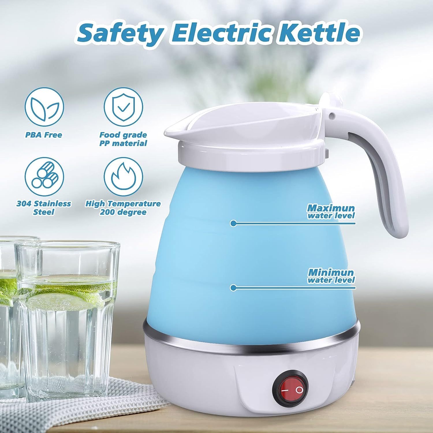 Silicone Electric Water Boiler
