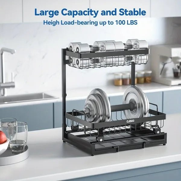 Organizer 2 Tier Slide Out Under Sink Shelf