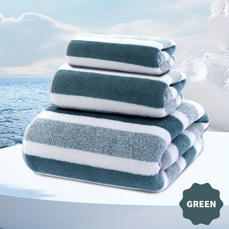 3 Piece Towel And Bath Towel Set