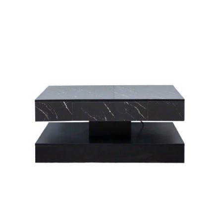 Modern LED Coffee Table with Storage Drawer