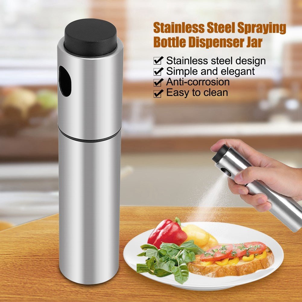 Stainless Steel Olive Oil Spraying Bottle Dispenser