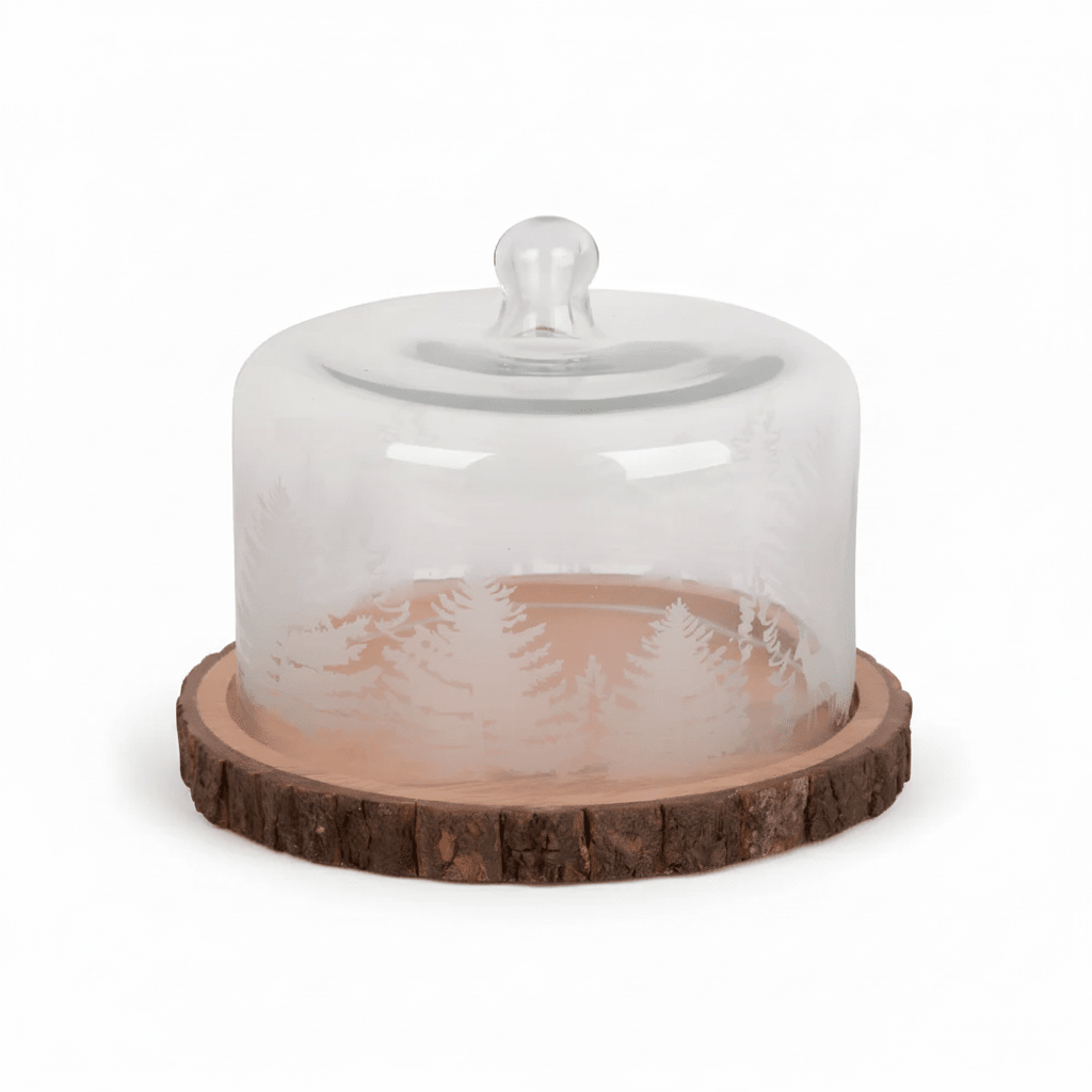 Hero Image - Glass Cloche Cake Stand