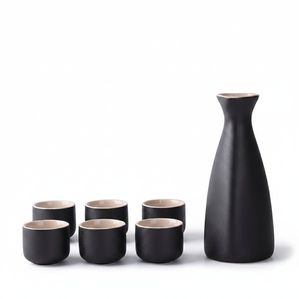 Stoneware Wine Set