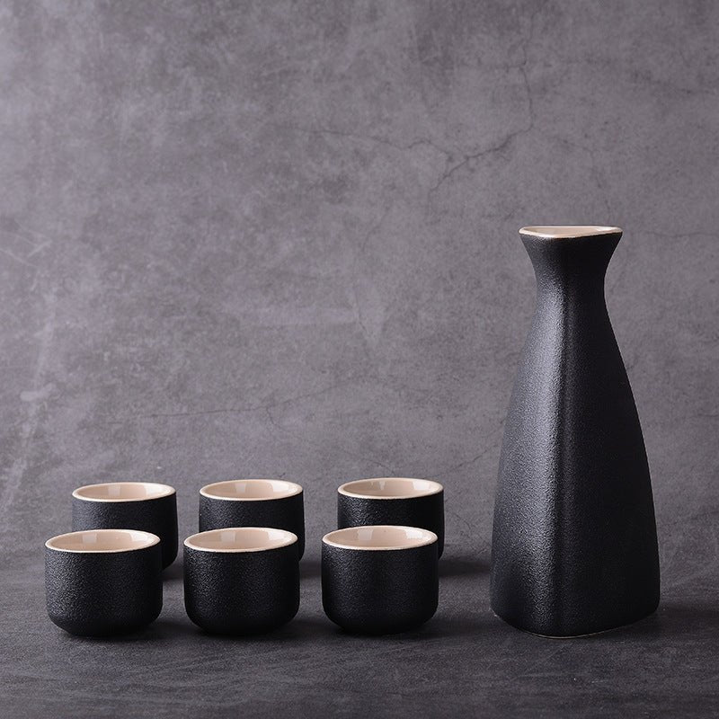 Stoneware Wine Set