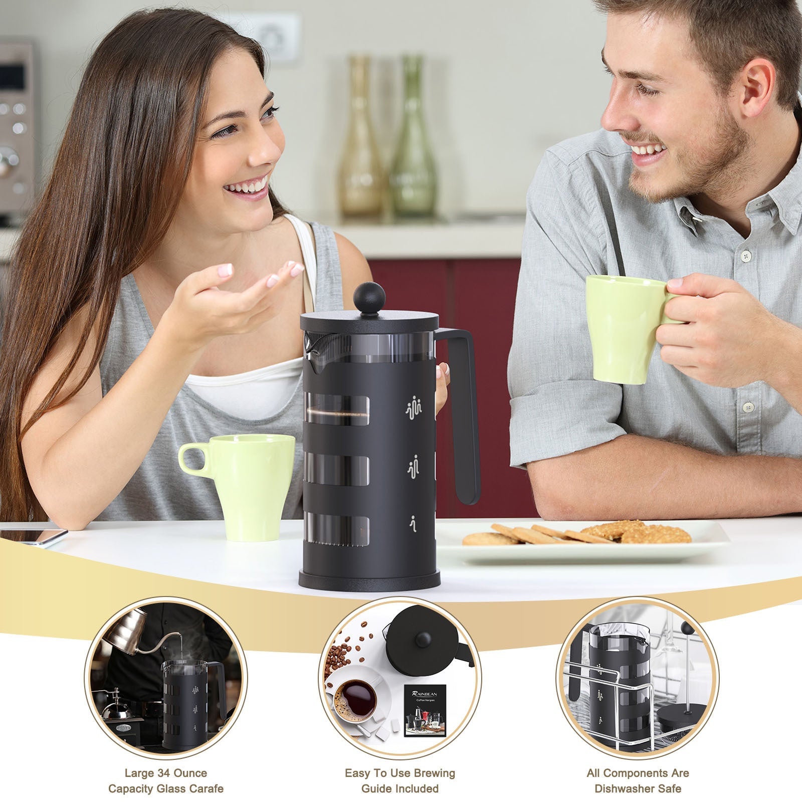 French Press Coffee Maker 