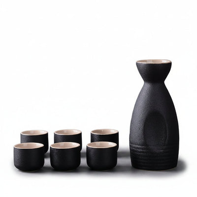 Stoneware Wine Set