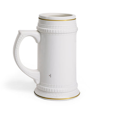 German-Style Ceramic Beer Stein – 22 oz