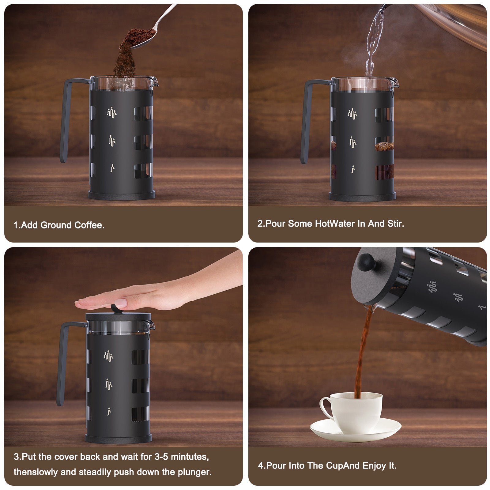French Press Coffee Maker 
