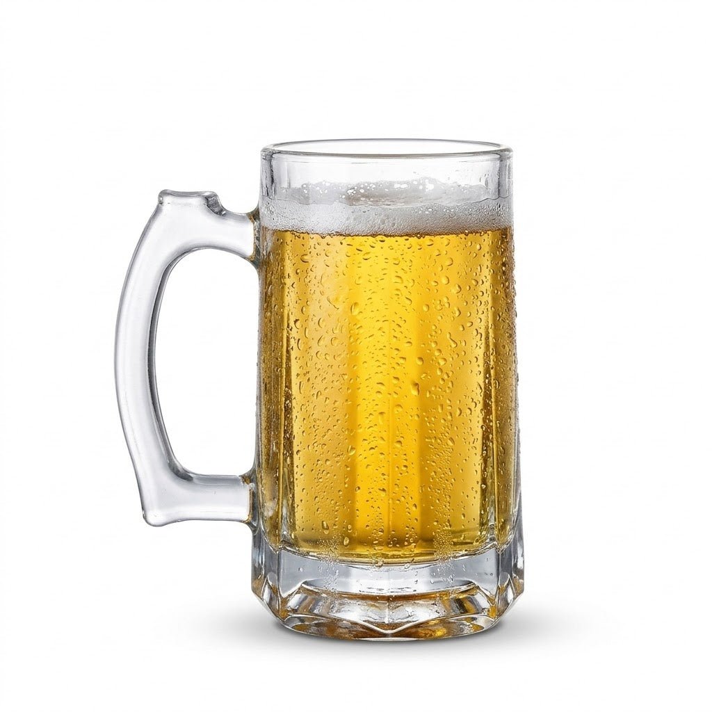 Clear Glass Beer Mug