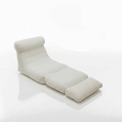 Stack of white ribbed socks on a white background