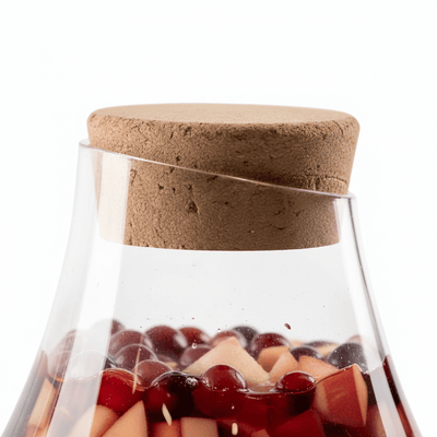 Teardrop Glass Drink Dispenser
