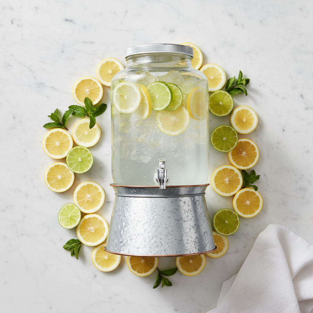 Beverage Dispenser Panel 4 - Flat Lay