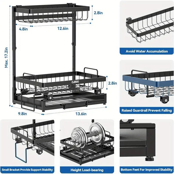 Organizer 2 Tier Slide Out Under Sink Shelf