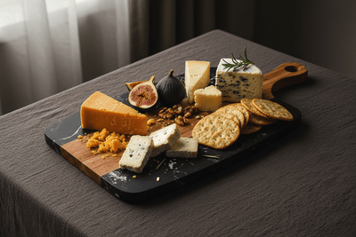 Black Marble Serving Board - Lifestyle