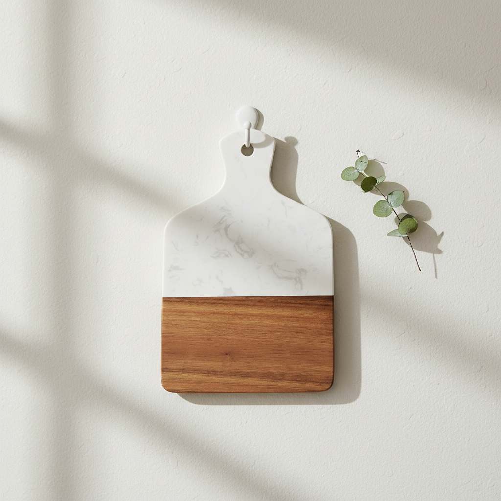 Board hanging on wall