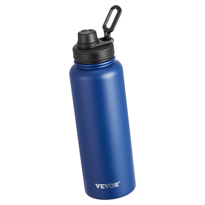 40 oz Insulated Stainless Steel Water Bottle with Straw Lid