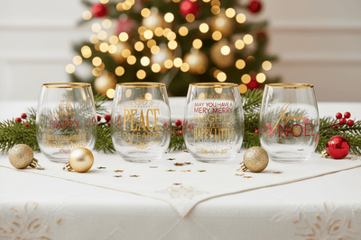 Christmas Wine Glasses
