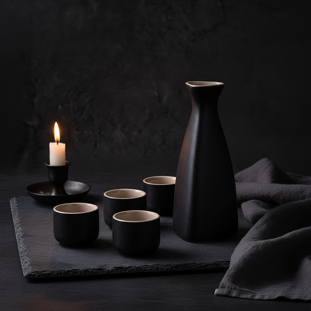 Collage 1 - Moody Dark Tablescape