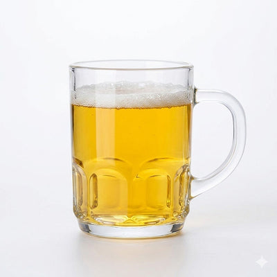 Clear Glass Beer Mug