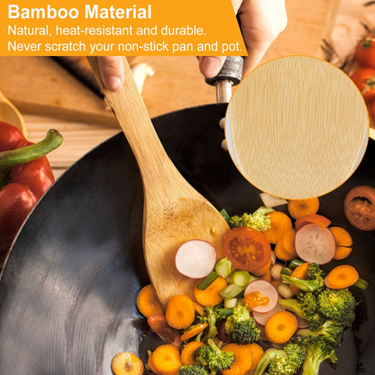 6pc Bamboo Cooking Utensil Set