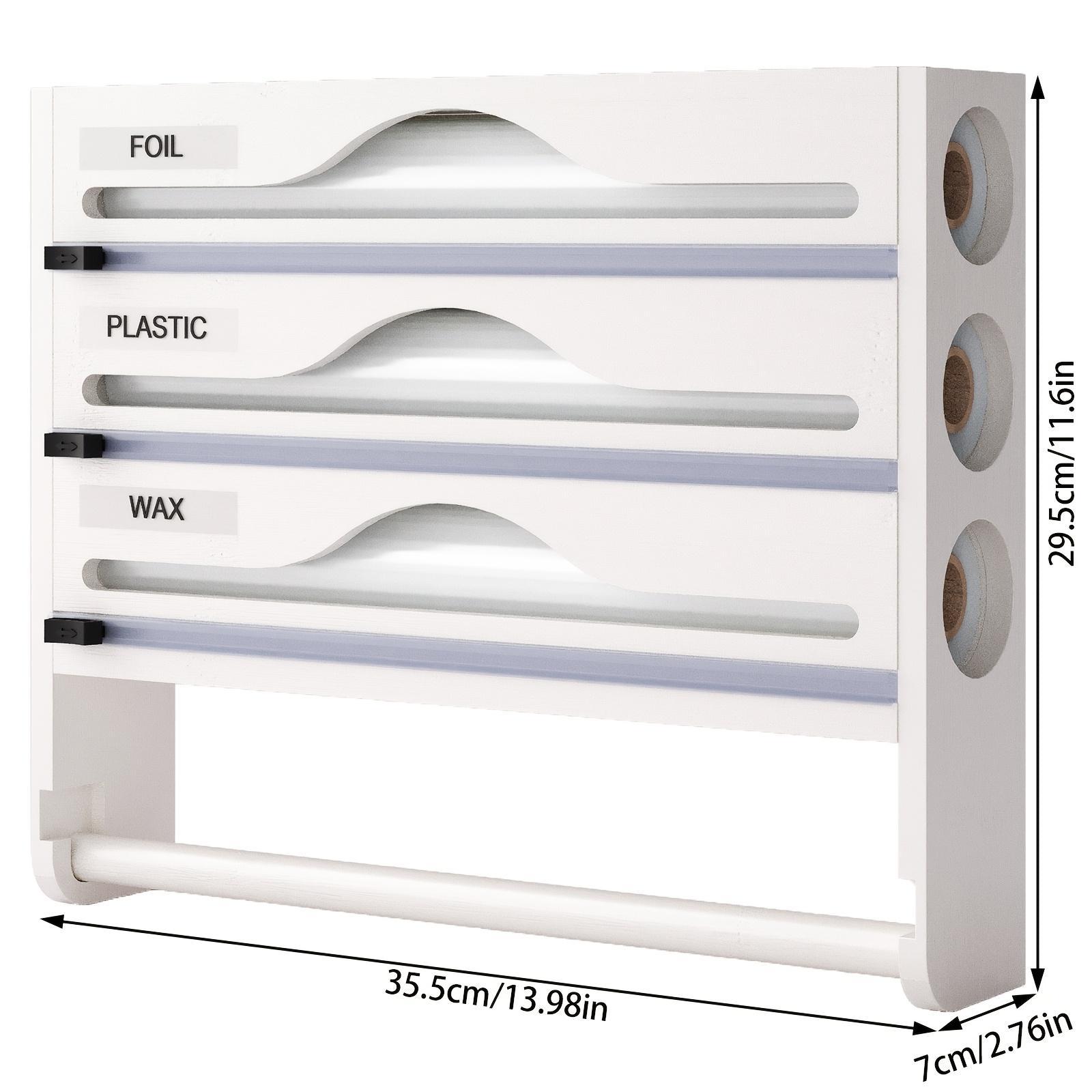 Bamboo Wrap Cutter Rack"