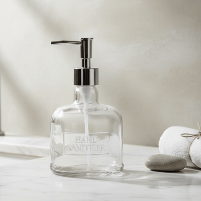 Glass Soap Dispenser Lifestyle