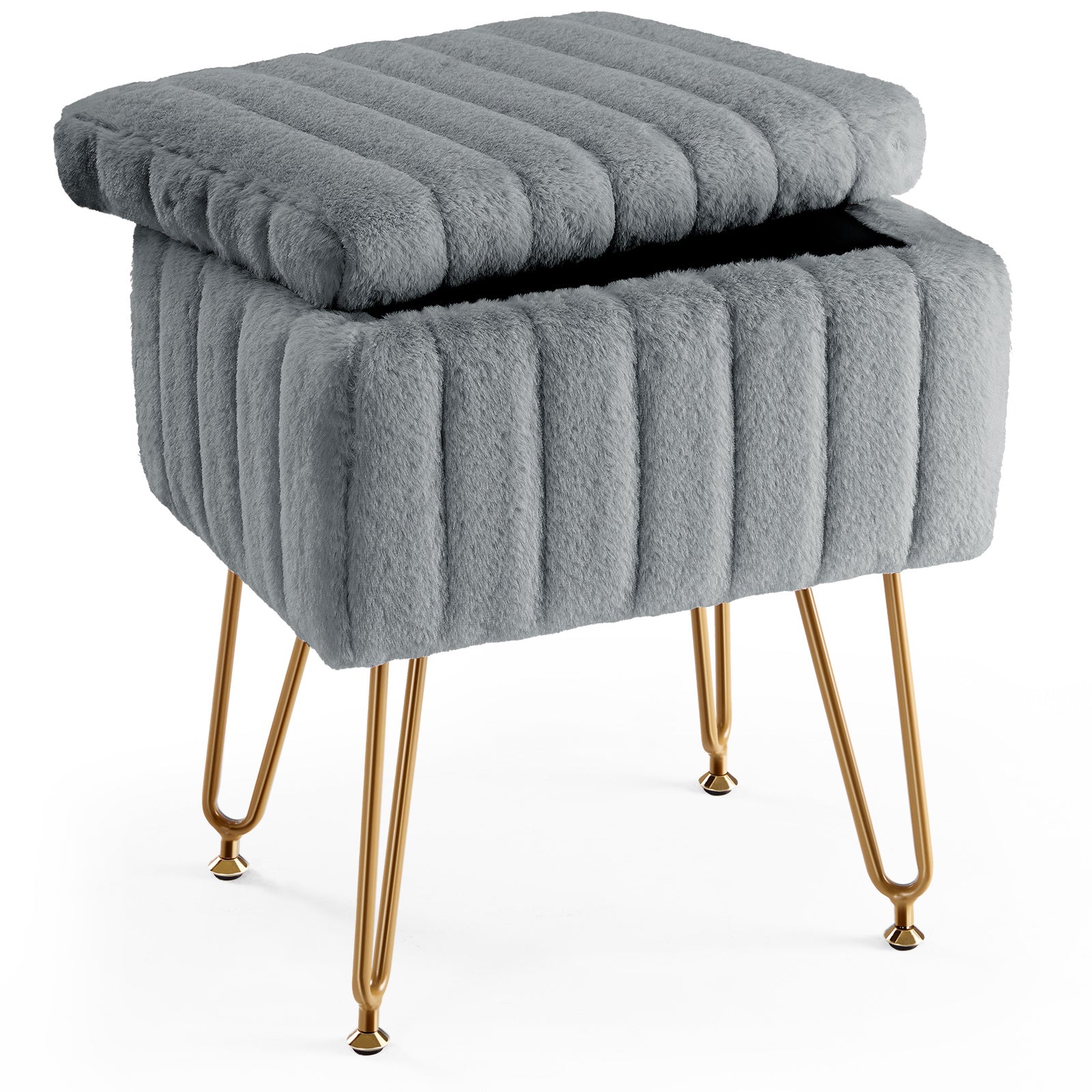 Dressing Stool And Chair With Storage Space